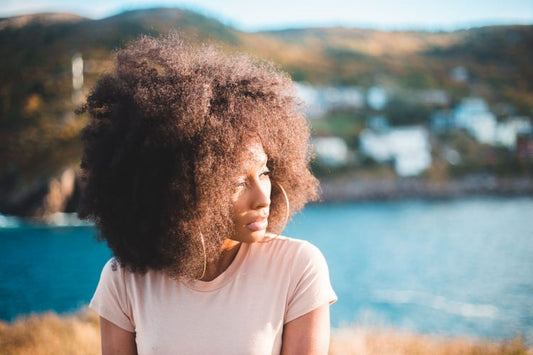 crecimiento del pelo afro
