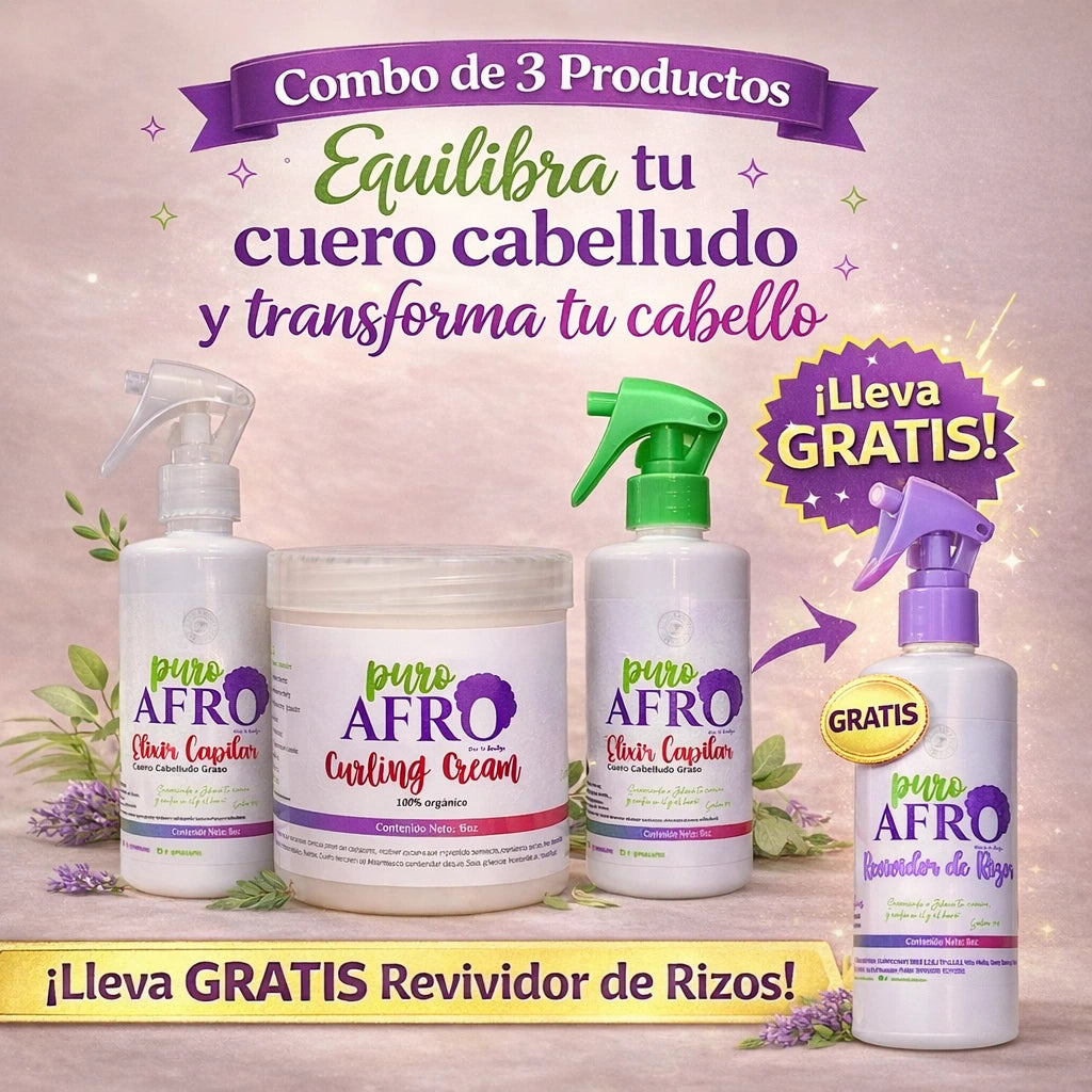 Combo Raíz en Control & Rizos con Vida | Controla la raíz y transforma tu cabello desde adentro hacia afuera